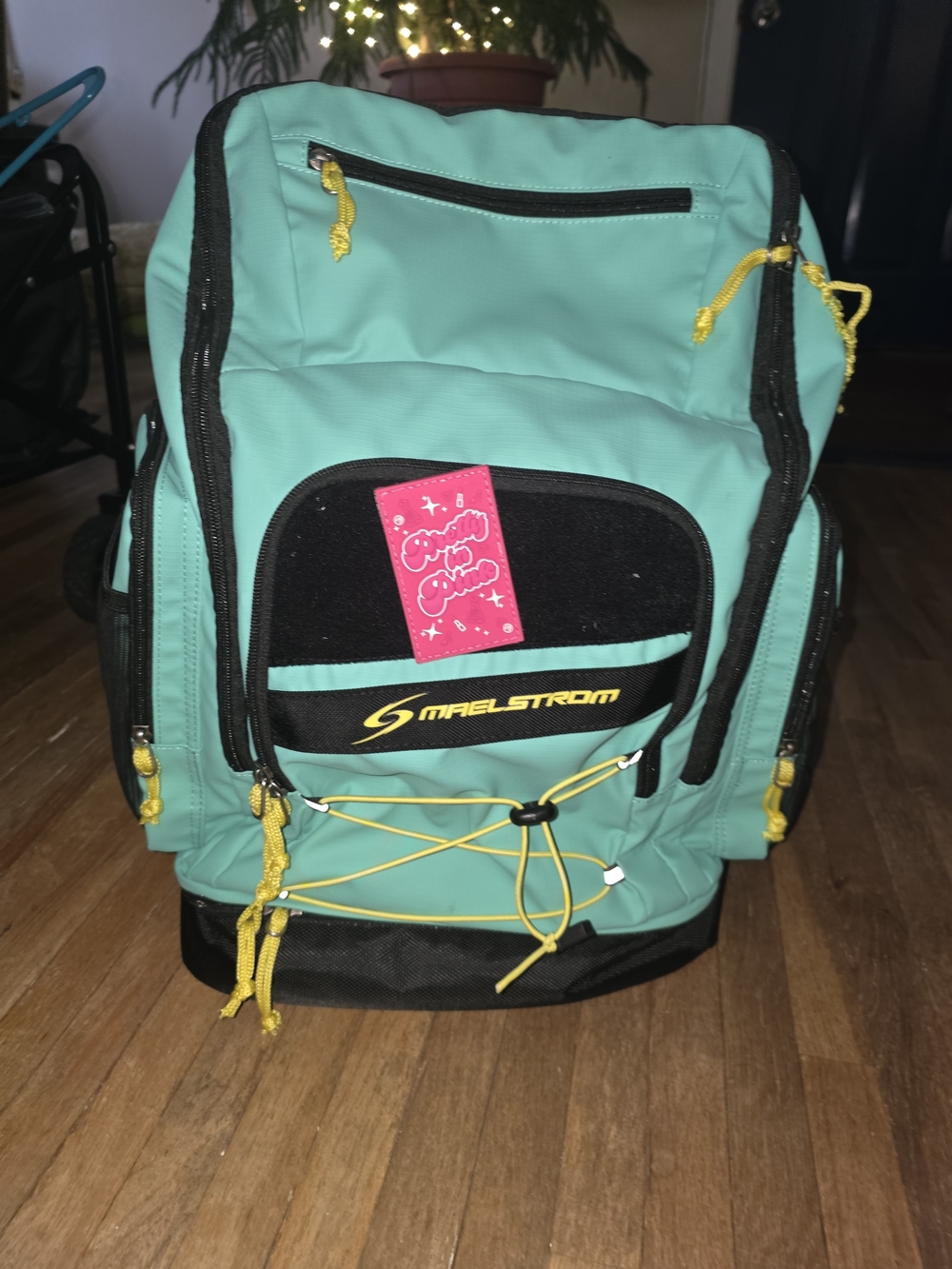Maelstrom Teal Backpack with Yellow Accents, Gym/Utility HAS ALL FEATURES!!!